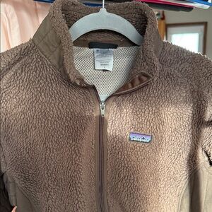 Patagonia Brown Sherpa Full-Zip Jacket